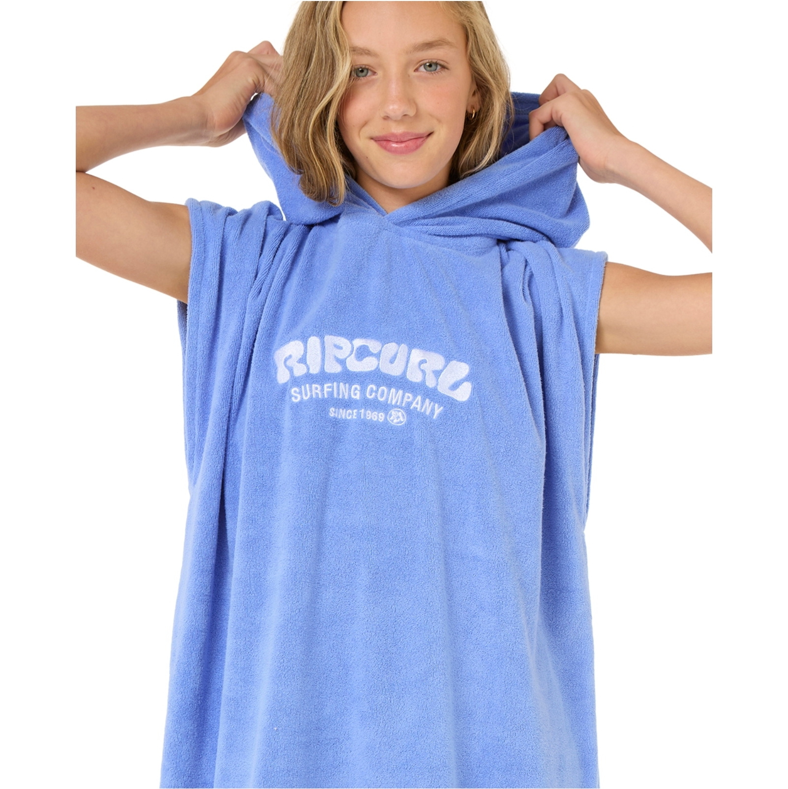 2025 Rip Curl Junior Classic Surf Hooded Towel 00CGTO - Blue